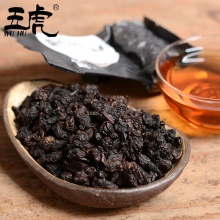 【买2送1】黑乌龙茶 木炭技法油切黑乌龙茶叶 乌龙茶茶叶  五虎